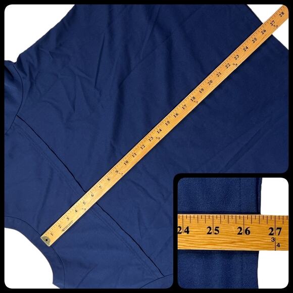 Grey's Anatomy by Barco Professional Wear Scrub Top 3 Pocket Plus Size 3XL Blue - Picture 10 of 12